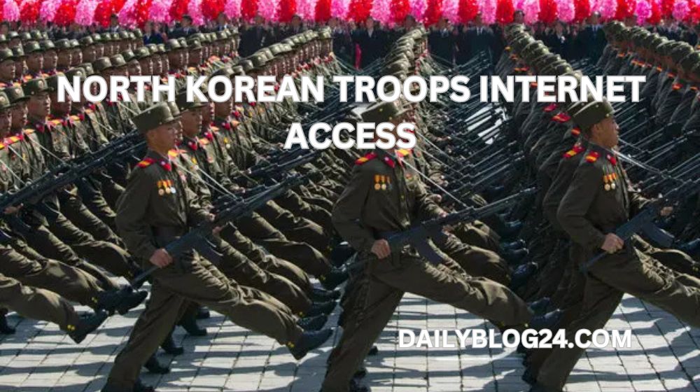 North Korean troops internet access